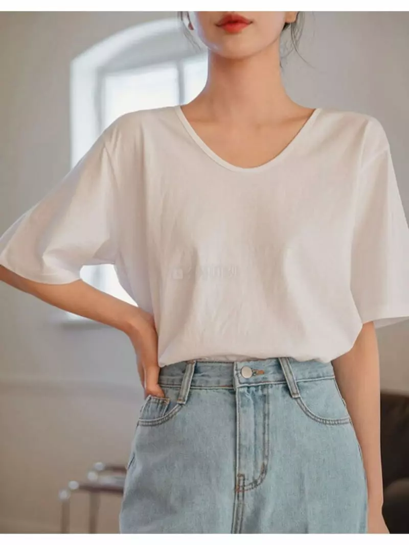 Ripple - Korean Women Fashion - #vintagekidsstyle - Dry Silket Tee
