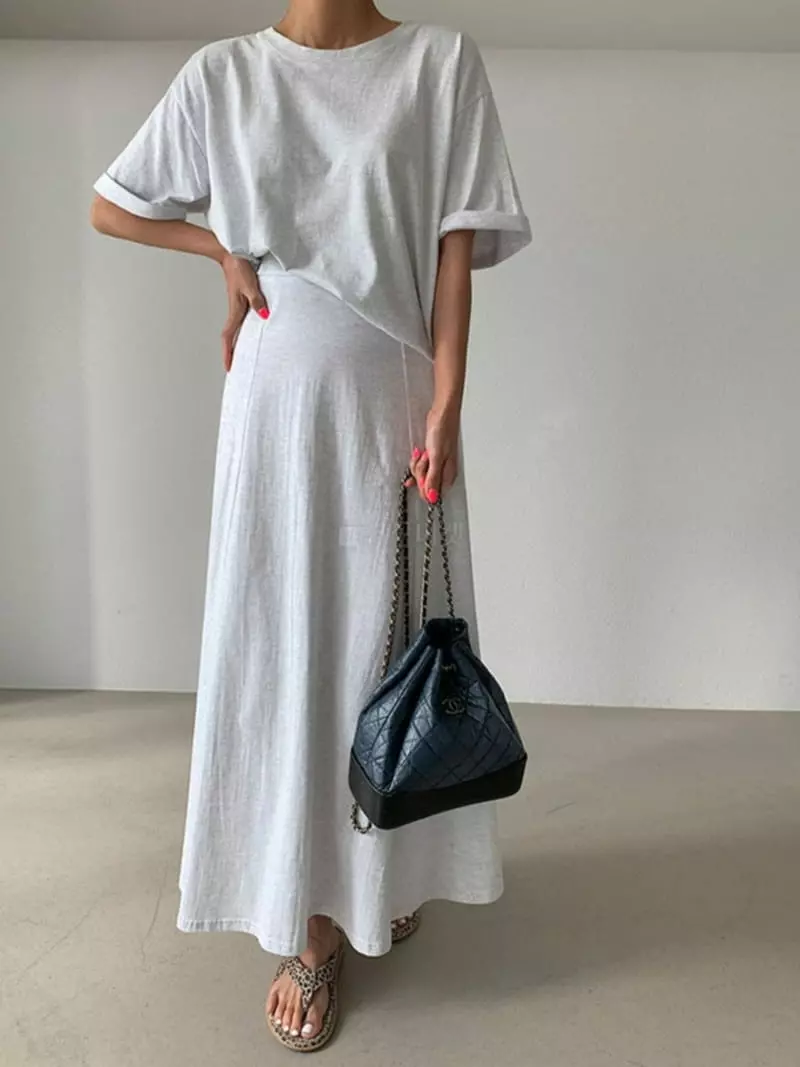 Ripple - Korean Women Fashion - #vintagekidsstyle - Cozy Top Bottom Set
