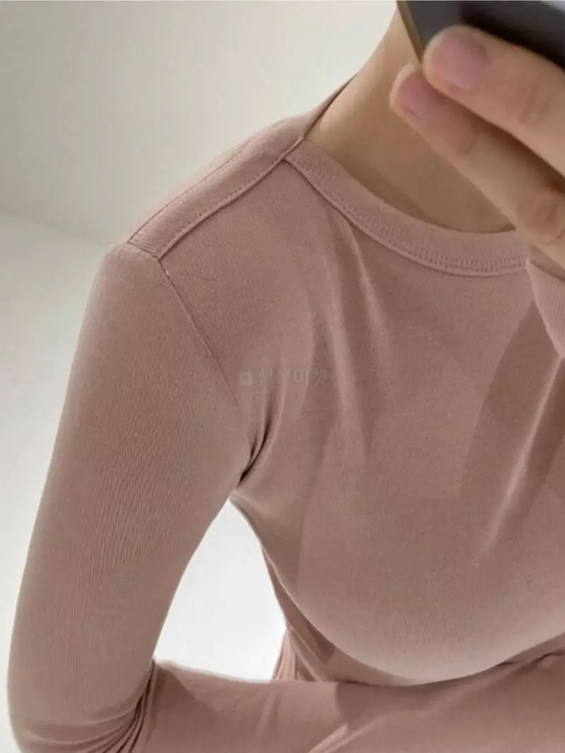 Ripple - Korean Women Fashion - #momslook - Coco Boat Neck Tee - 4