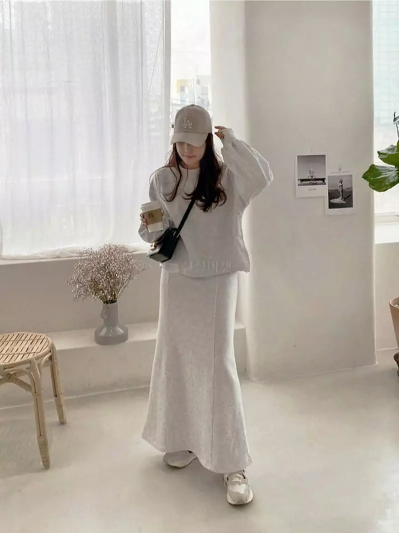 Ripple - Korean Women Fashion - #womensfashion - All Sen Top Bottom Set