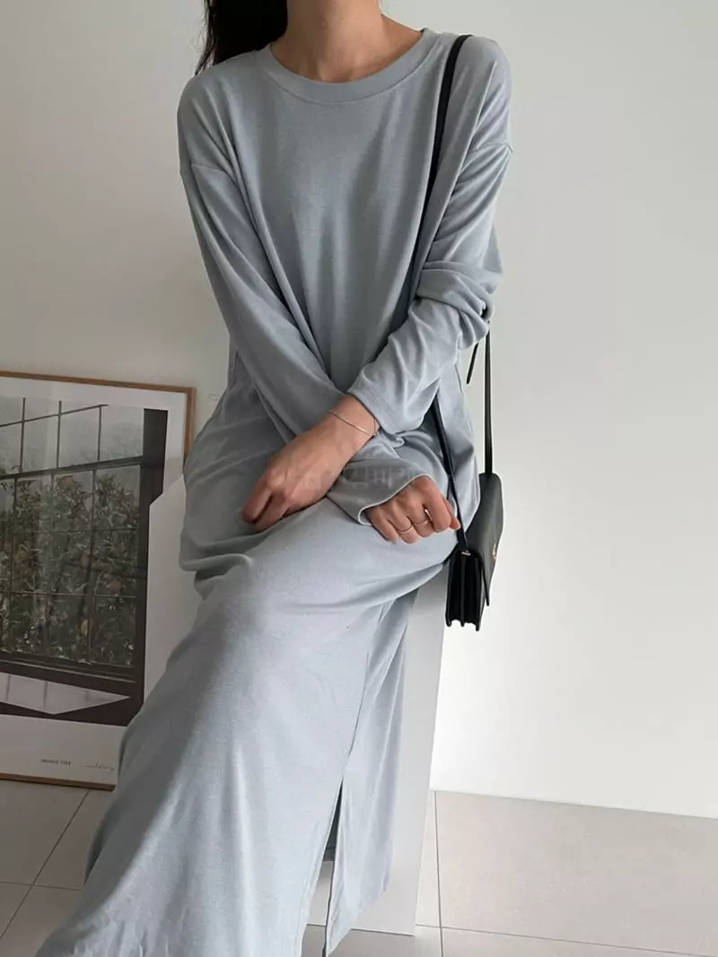 Ripple - Korean Women Fashion - #momslook - River Long One-piece - 4