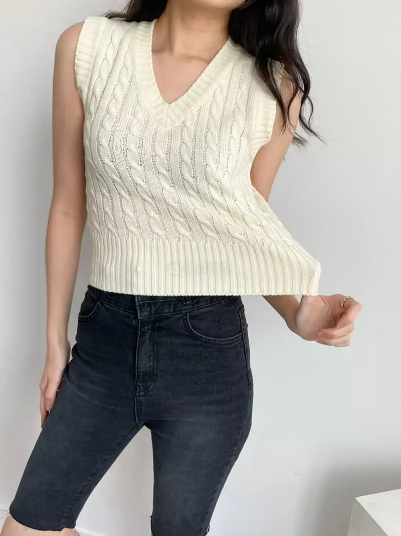 Ripple - Korean Women Fashion - #womensfashion - Pring Knit Tee