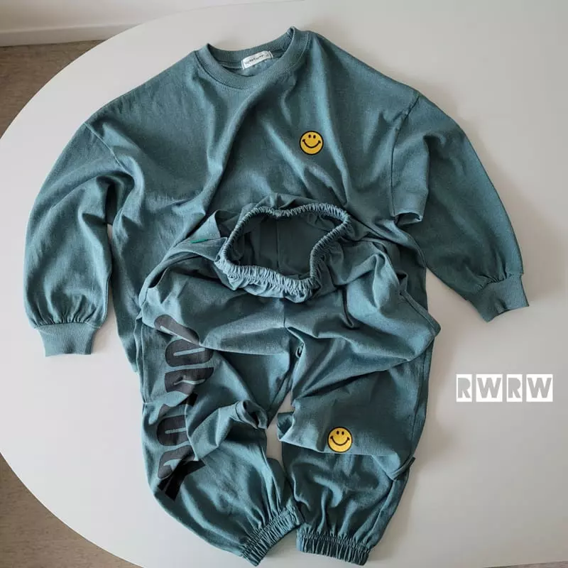 Riwoo Riwoo - Korean Junior Fashion - #Kfashion4kids - Pigment Luck Top Bottom Set - 6