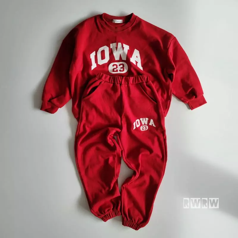 Riwoo Riwoo - Korean Junior Fashion - #Kfashion4kids - Iowa Top Bottom Set - 2