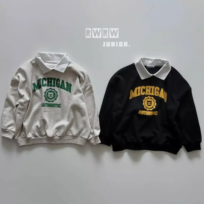 Riwoo Riwoo - Korean Junior Fashion - #Kfashion4kids - Yoco Collar Sweatshirt - 3