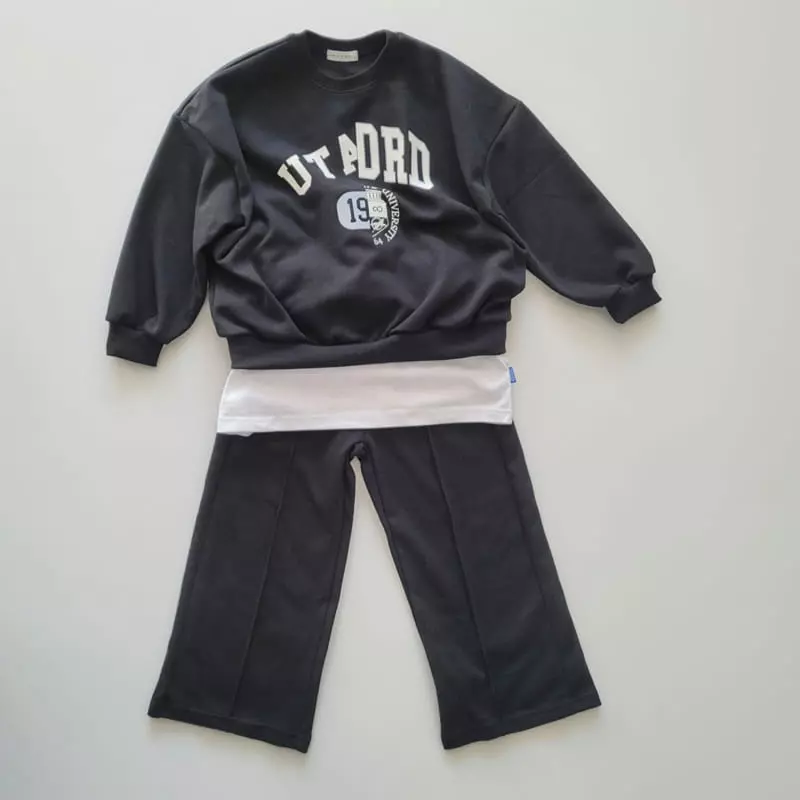 Riwoo Riwoo - Korean Junior Fashion - #childofig - Fake Half Half Sweatshirt - 9