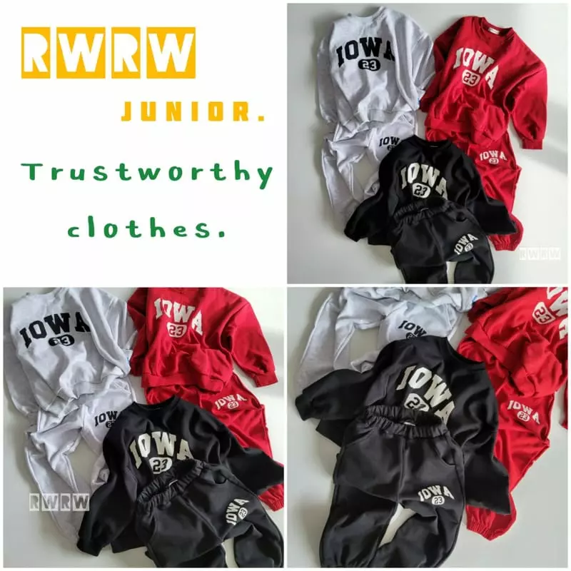 Riwoo Riwoo - Korean Junior Fashion - #childofig - Iowa Top Bottom Set - 8