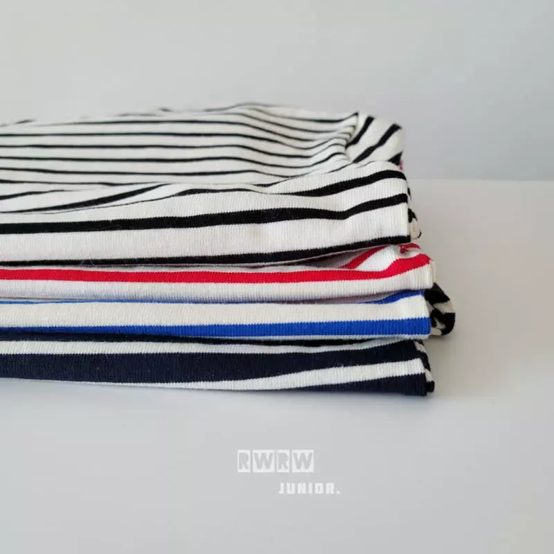 Riwoo Riwoo - Korean Junior Fashion - #childrensboutique - Point Boat Neck Tee - 6