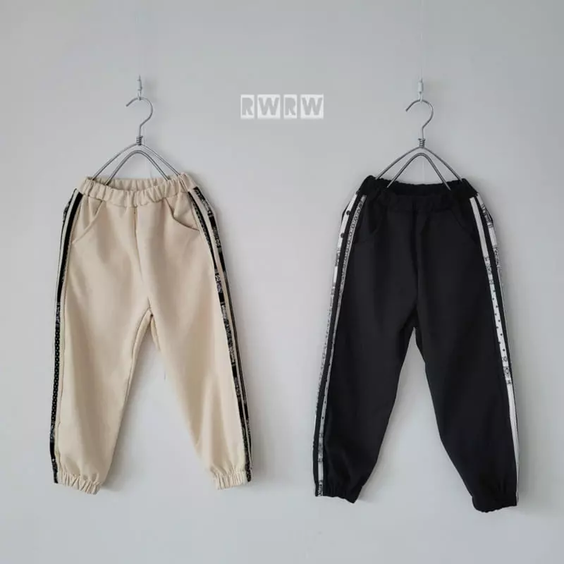 Riwoo Riwoo - Korean Junior Fashion - #childrensboutique - Paisely Line Two Stripes Top Bottom Set - 12