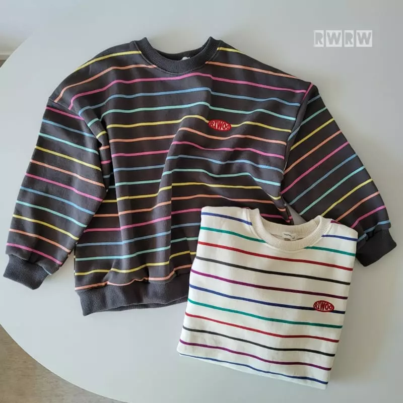 Riwoo Riwoo - Korean Junior Fashion - #childrensboutique - Cookie Rainbow Sweatshirt - 11