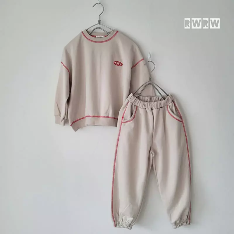 Riwoo Riwoo - Korean Junior Fashion - #designkidswear - Stitch Top Bottom Set - 8
