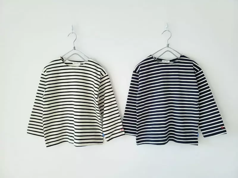 Riwoo Riwoo - Korean Junior Fashion - #discoveringself - Point Boat Neck Tee - 8