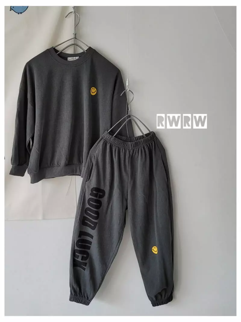 Riwoo Riwoo - Korean Junior Fashion - #fashionkids - Pigment Luck Top Bottom Set - 2