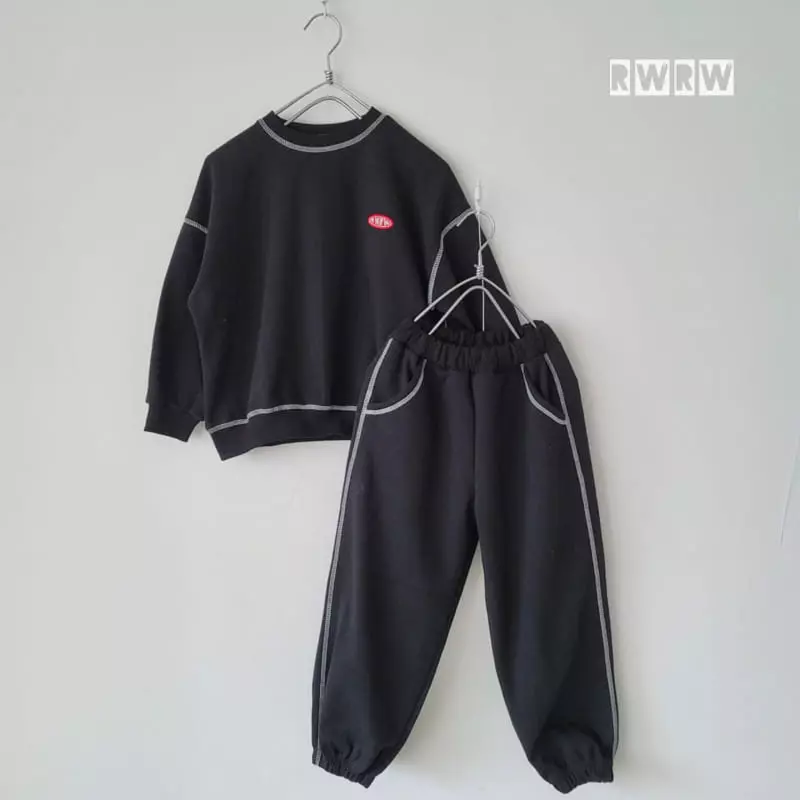 Riwoo Riwoo - Korean Junior Fashion - #fashionkids - Stitch Top Bottom Set - 10