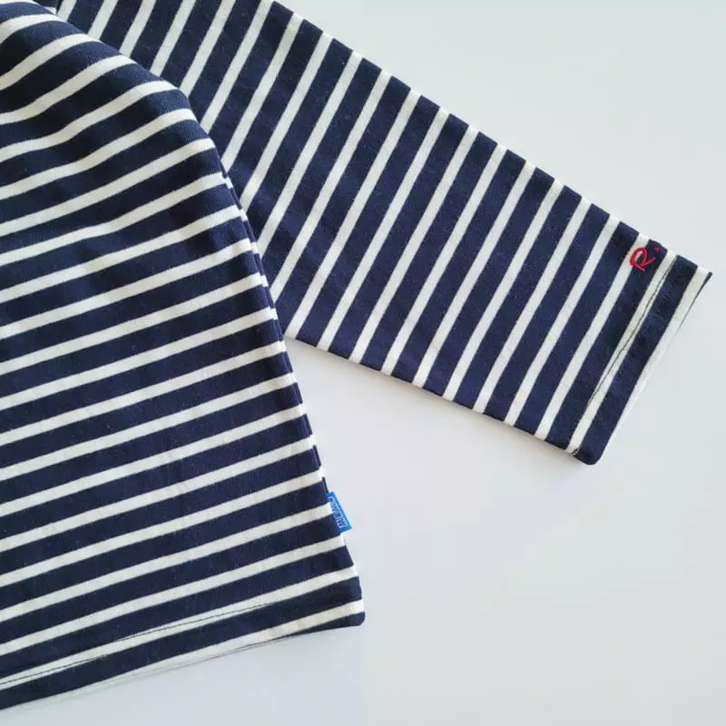 Riwoo Riwoo - Korean Junior Fashion - #kidsstore - Point Boat Neck Tee - 11