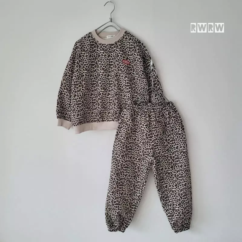 Riwoo Riwoo - Korean Junior Fashion - #kidzfashiontrend - Leopard Top Bottom Set - 12