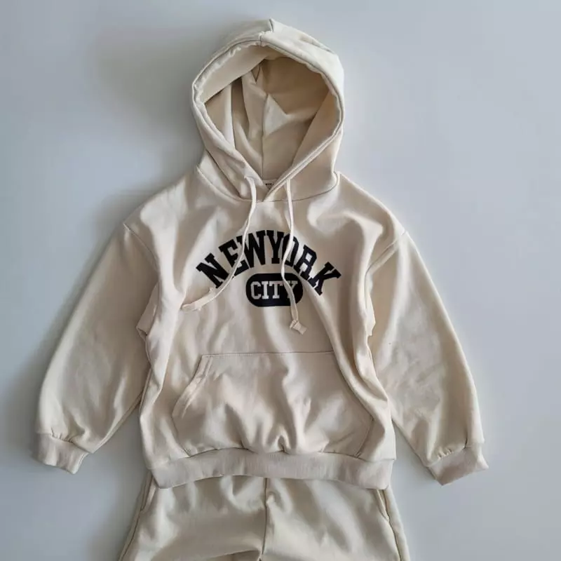 Riwoo Riwoo - Korean Junior Fashion - #littlefashionista - NY Hoody Top Bottom Set - 10