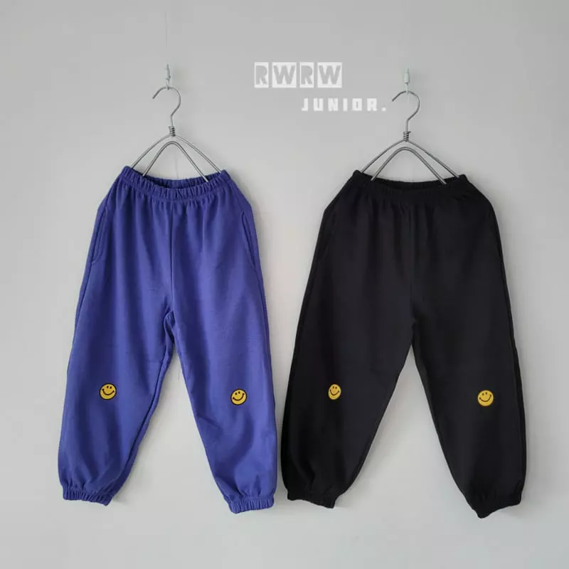 Riwoo Riwoo - Korean Junior Fashion - #littlefashionista - Smile Wide Jogger Pants - 6