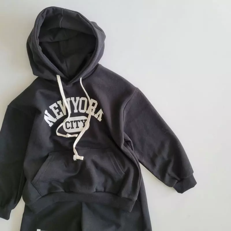 Riwoo Riwoo - Korean Junior Fashion - #minifashionista - NY Hoody Top Bottom Set - 12