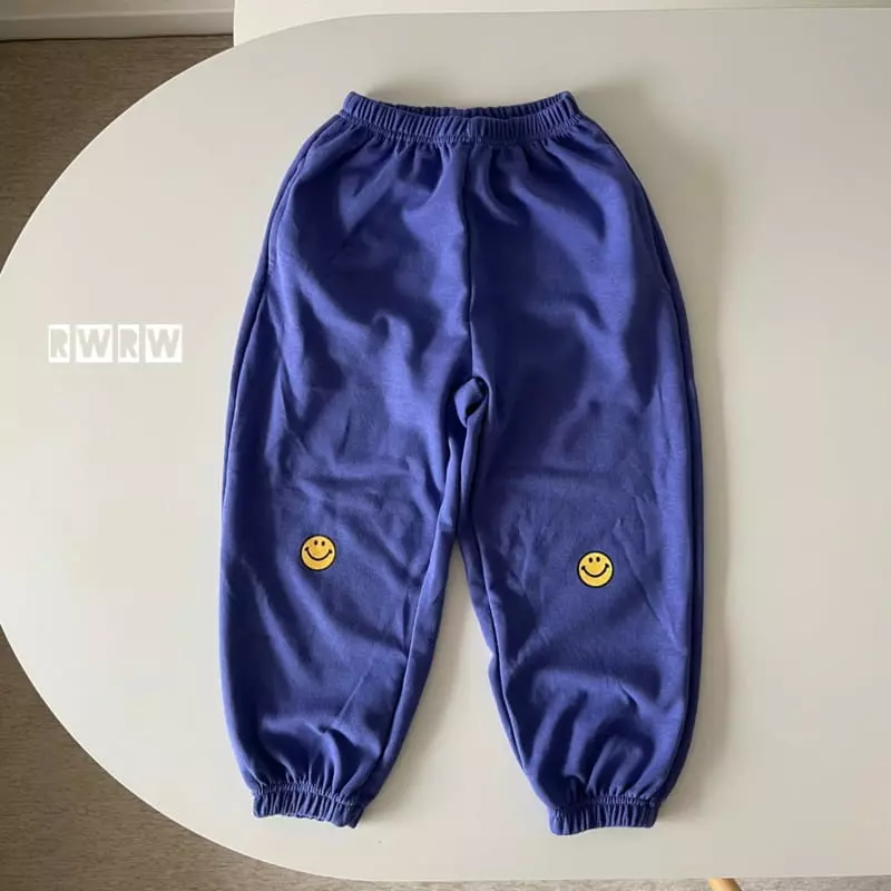 Riwoo Riwoo - Korean Junior Fashion - #minifashionista - Smile Wide Jogger Pants - 8