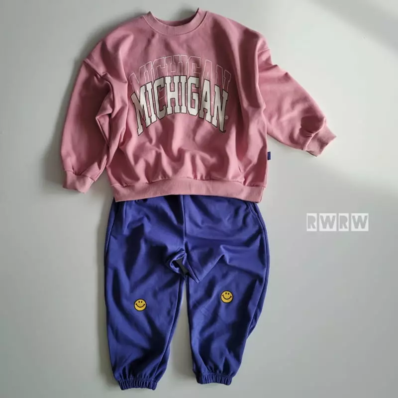 Riwoo Riwoo - Korean Junior Fashion - #prettylittlegirls - Smile Wide Jogger Pants - 9