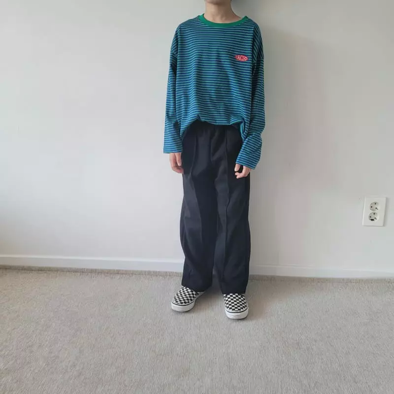 Riwoo Riwoo - Korean Junior Fashion - #prettylittlegirls - Pintuck Wide Pants - 8
