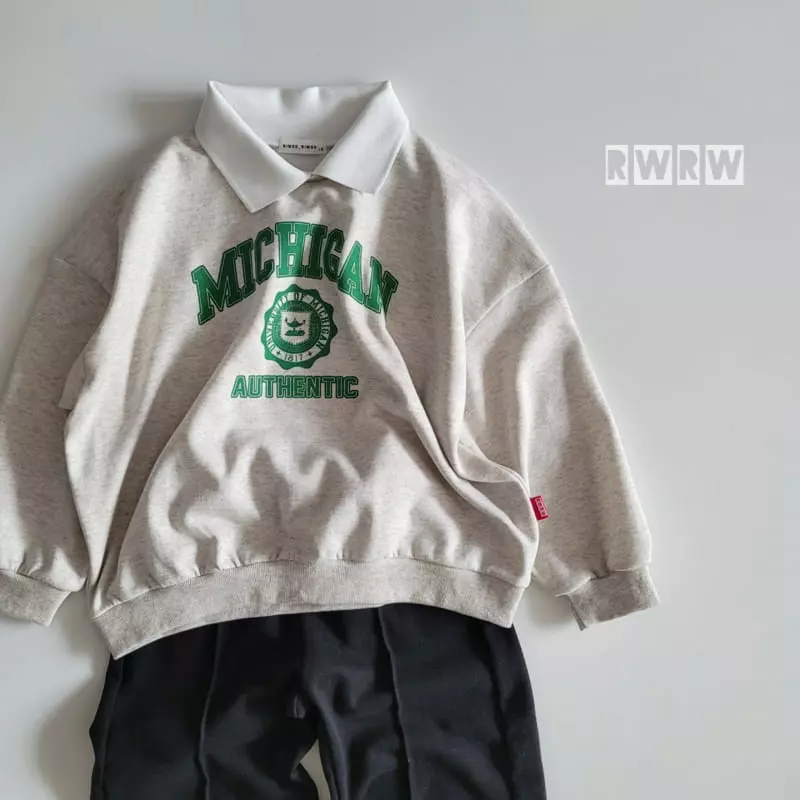 Riwoo Riwoo - Korean Junior Fashion - #prettylittlegirls - Yoco Collar Sweatshirt - 7