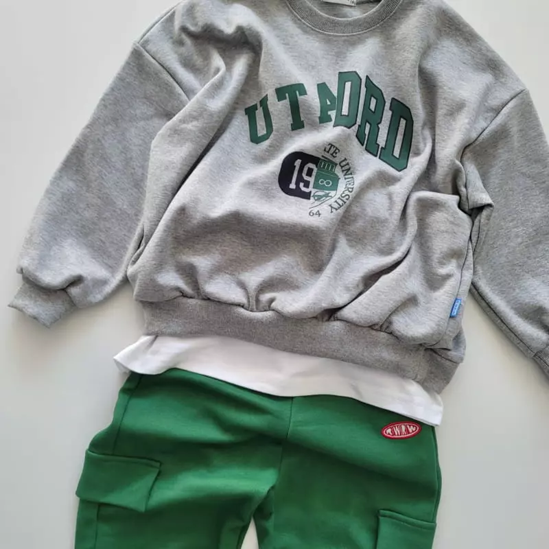 Riwoo Riwoo - Korean Junior Fashion - #stylishchildhood - Fake Half Half Sweatshirt - 8