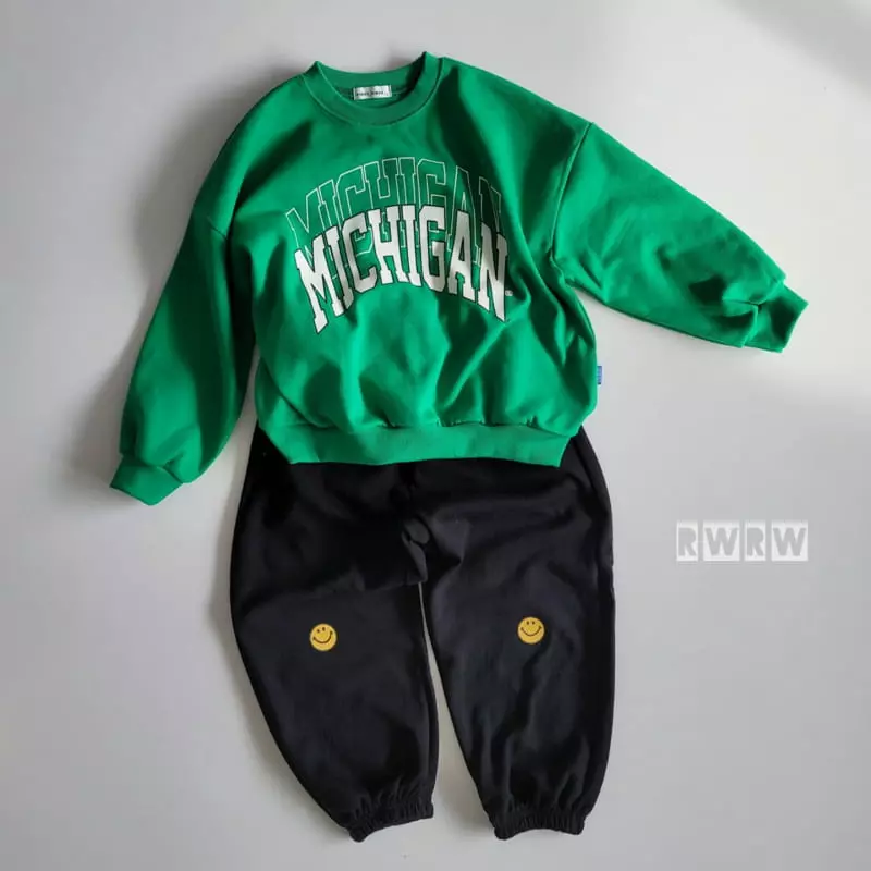 Riwoo Riwoo - Korean Junior Fashion - #stylishchildhood - Smile Wide Jogger Pants - 12