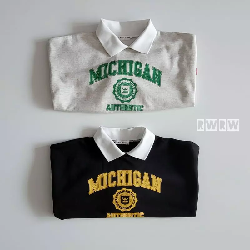 Riwoo Riwoo - Korean Junior Fashion - #stylishchildhood - Yoco Collar Sweatshirt - 10