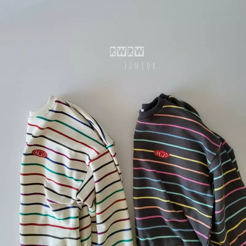 Riwoo Riwoo - Korean Junior Fashion - #stylishchildhood - Cookie Rainbow Sweatshirt - 9