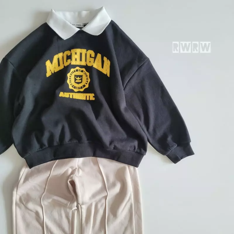 Riwoo Riwoo - Korean Junior Fashion - #todddlerfashion - Yoco Collar Sweatshirt - 8