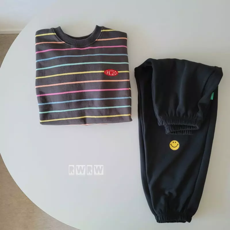 Riwoo Riwoo - Korean Junior Fashion - #todddlerfashion - Cookie Rainbow Sweatshirt - 7