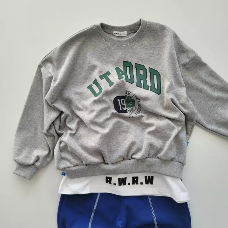 Riwoo Riwoo - Korean Junior Fashion - #toddlerclothing - Fake Half Half Sweatshirt - 7