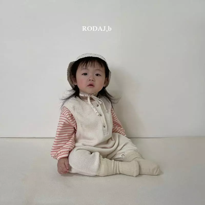 Roda J - Korean Baby Fashion - #babyboutiqueclothing - Bebe Button Bodysuit - 7