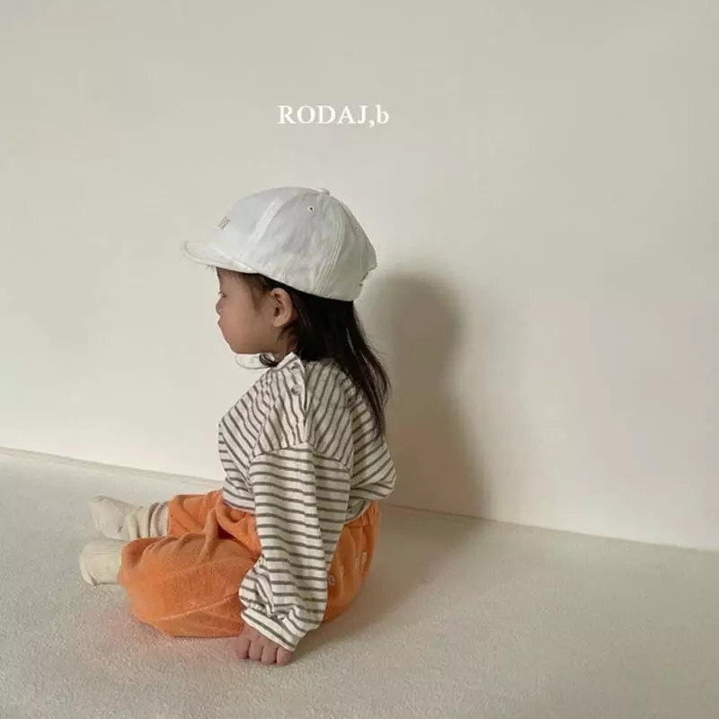 Roda J - Korean Baby Fashion - #babygirlfashion - Bebe Jusi Stripes Tee - 6