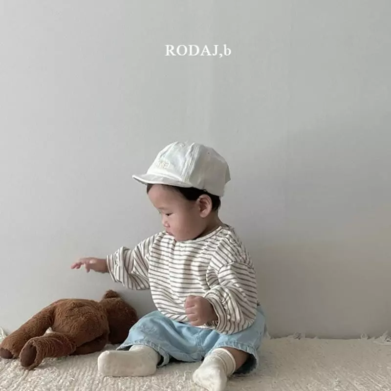Roda J - Korean Baby Fashion - #babyoninstagram - Bebe Jusi Stripes Tee - 8