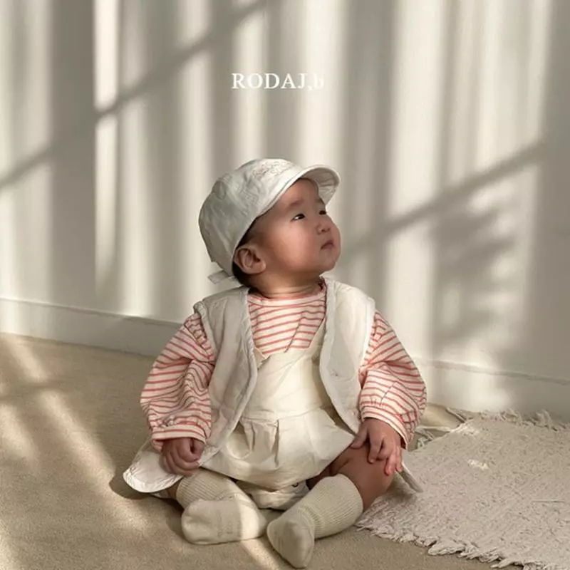 Roda J - Korean Baby Fashion - #babyootd - Bebe Jusi Stripes Tee - 9