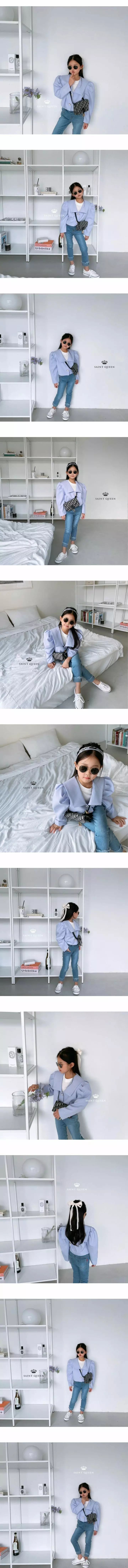 SAINT DOLL - Korean Children Fashion Brand - #childofig - Puff Crop Jacket - 3