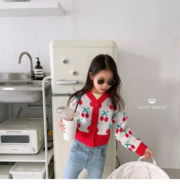 SAINT DOLL - Korean Children Fashion Brand - #designkidswear - Cherry Cardigan - 2