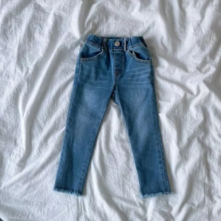 SAINT DOLL - Korean Children Fashion Brand - #discoveringself - Straight Roll-up Jeans