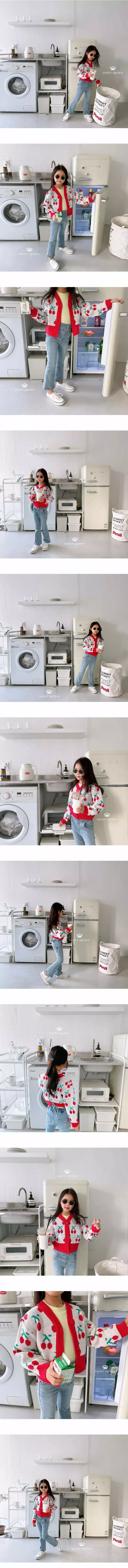 SAINT DOLL - Korean Children Fashion Brand - #discoveringself - Cherry Cardigan - 3