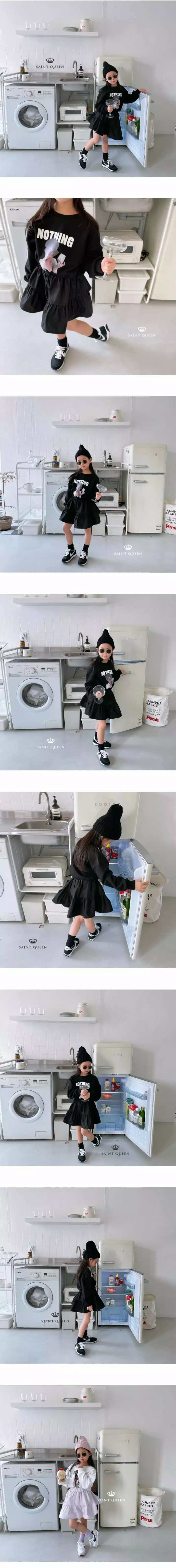 SAINT DOLL - Korean Children Fashion Brand - #kidsshorts - Nothing Short Sweatshirt - 2