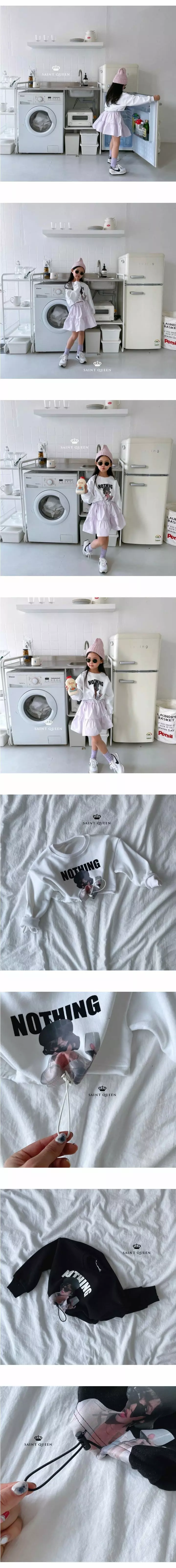 SAINT DOLL - Korean Children Fashion Brand - #kidsstore - Nothing Short Sweatshirt - 3