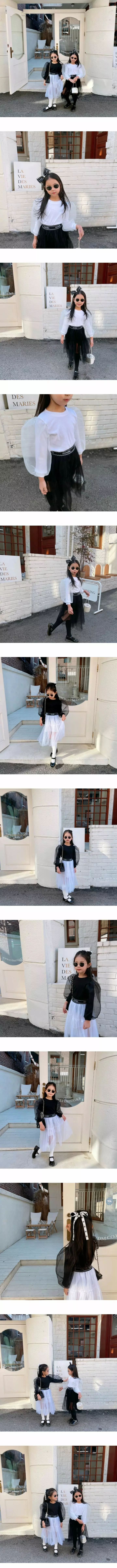 SAINT DOLL - Korean Children Fashion Brand - #kidzfashiontrend - Sleeve Blouse - 2