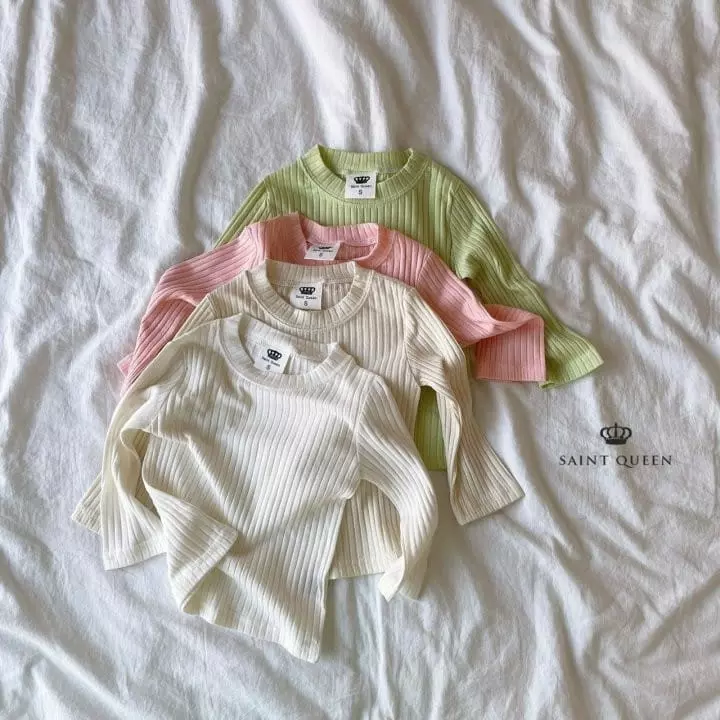 SAINT DOLL - Korean Children Fashion Brand - #magicofchildhood - Rib Round Tee
