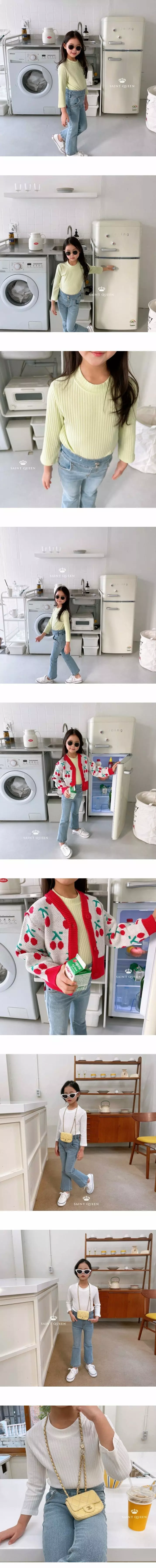 SAINT DOLL - Korean Children Fashion Brand - #minifashionista - Rib Round Tee - 2