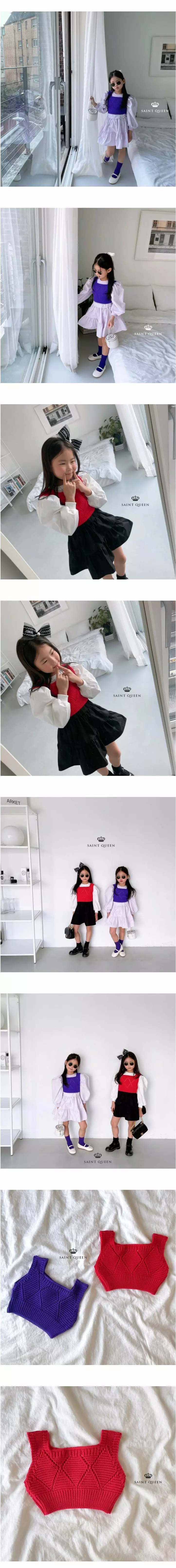 SAINT DOLL - Korean Children Fashion Brand - #minifashionista - Mini Vest - 3