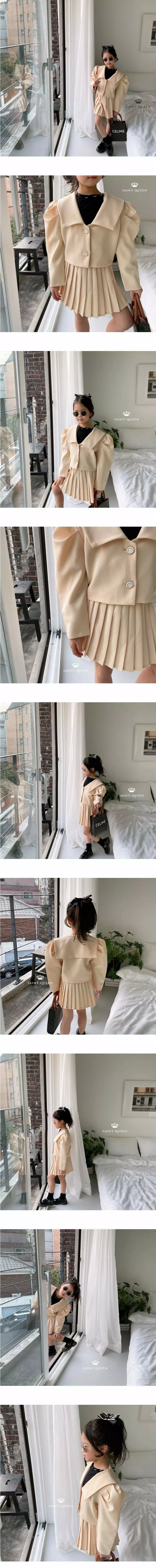 SAINT DOLL - Korean Children Fashion Brand - #stylishchildhood - Puff Crop Jacket - 2