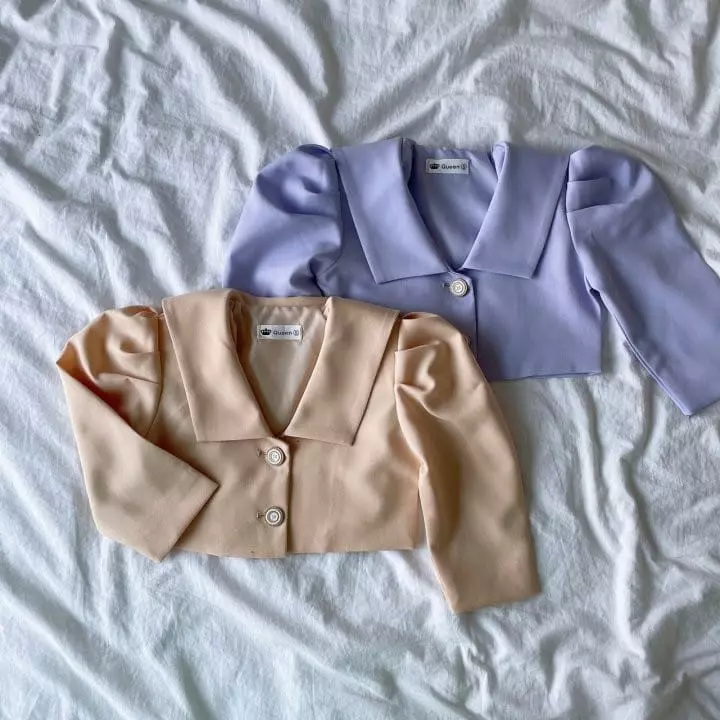 SAINT DOLL - Korean Children Fashion Brand - #toddlerclothing - Puff Crop Jacket